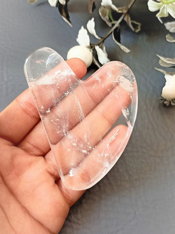 Clear Quartz Gua Sha